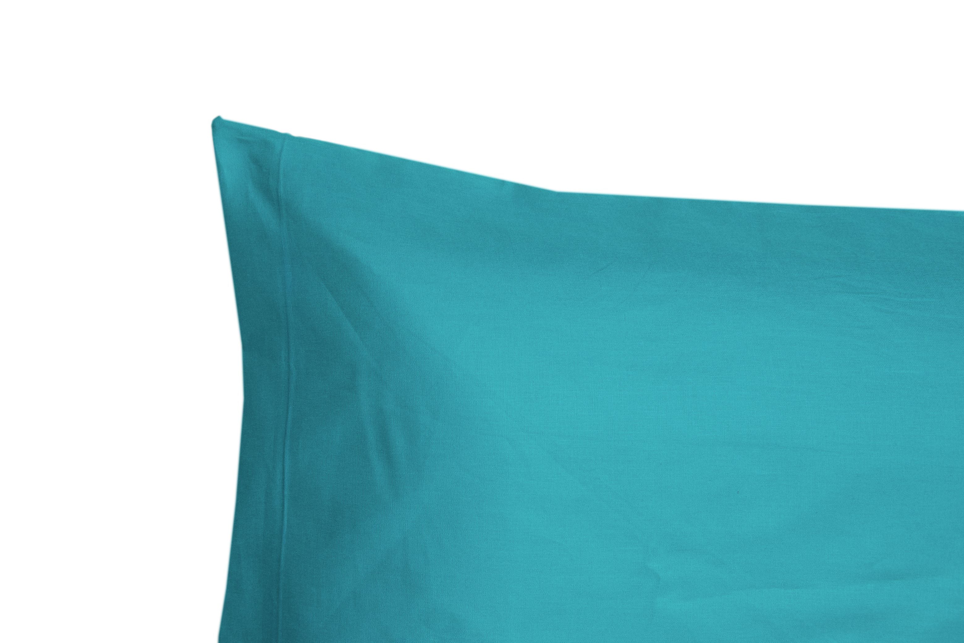 Set 2 federe coppia di federe bifaccia doubleface stampa digitale cotone Made in Italy MALDIVE/VERDE AZZORRE