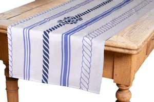 Runner da tavola in 100% cotone stampa digitale dai colori vivi ed intensi lavabile in lavatrice made in Italy NODI