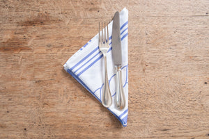 Set di 6 tovaglioli da tavola in stoffa 45 x 45 CM 100% cotone stampa digitale dai colori vivi ed intensi lavabili in lavatrice made in Italy NODI