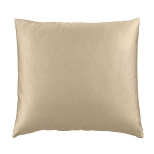 Cuscino Arredo 50 x 50 cm  in Raso di puro cotone Sabbia - Vanita di raso