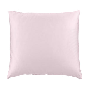 Cuscino Arredo 50 x 50 cm  in Raso di puro cotone Rosa - Vanita di raso