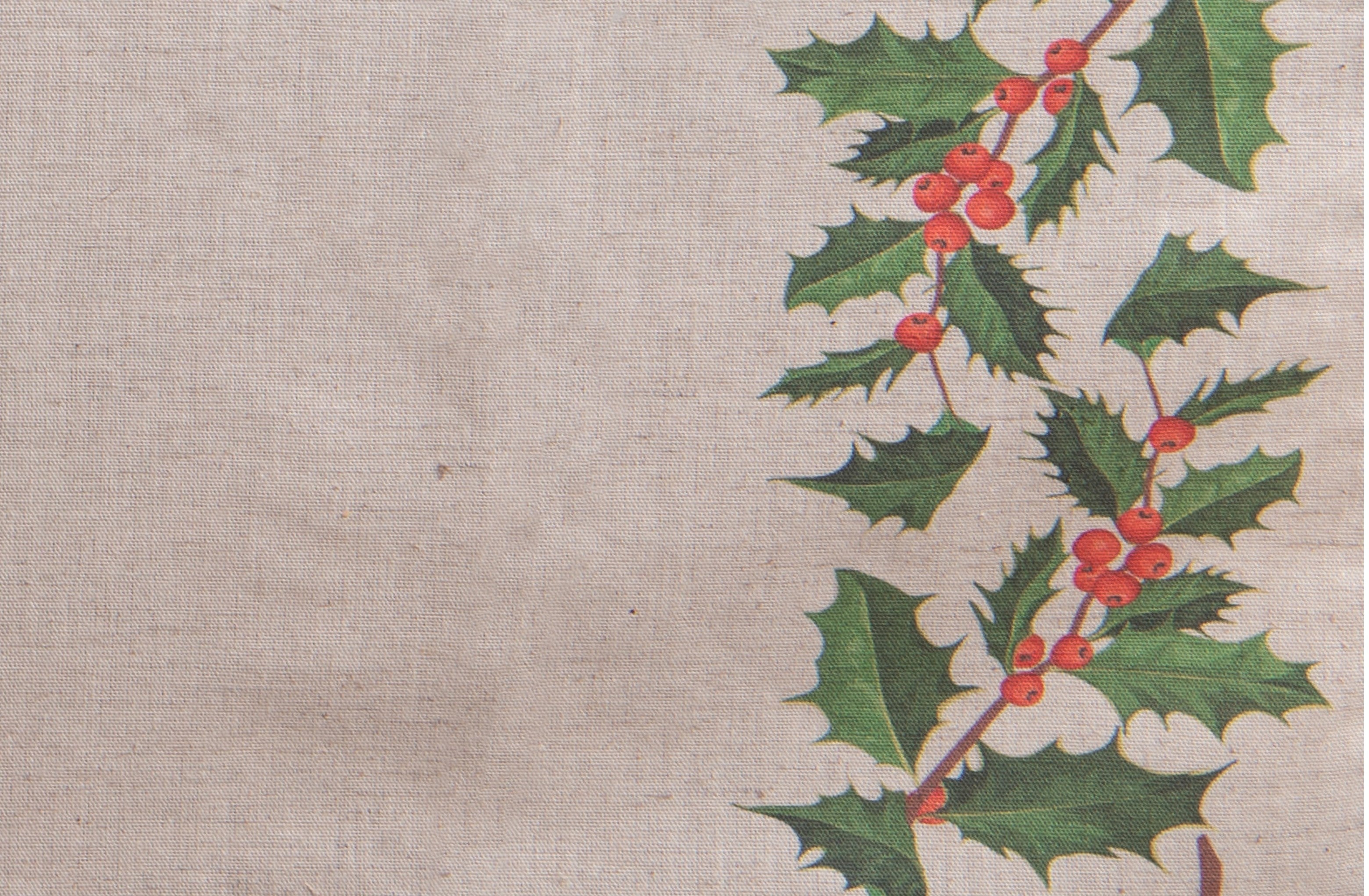 Set di 2 tovagliette americane natalizie coppia tovagliette 35 X 50 CM in misto lino decoro natale morbide resistenti made in italy AGRIFOGLIO - Vanita di raso