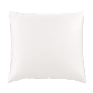 Cuscino Arredo 50 x 50 cm in Raso di puro cotone Bianco - Vanita di raso